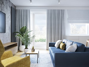 Przytulne, przestronne i jasne mieszkanie - Salon, styl nowoczesny - zdjęcie od Idea by Mag.