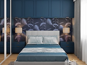 Klasa. - Mała niebieska sypialnia - zdjęcie od Idea by Mag.