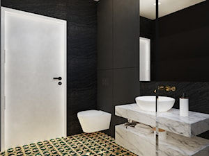 Mokotów - Średnia z punktowym oświetleniem łazienka, styl nowoczesny - zdjęcie od Idea by Mag.