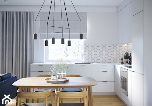 Przytulne, przestronne i jasne mieszkanie - Kuchnia, styl nowoczesny - zdjęcie od Idea by Mag.