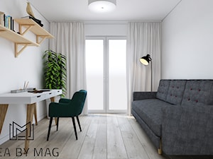 Prowansalskie marzenie - Średnie z sofą białe biuro, styl prowansalski - zdjęcie od Idea by Mag.
