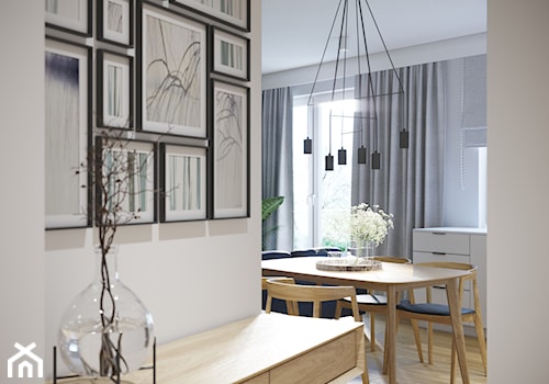 Przytulne, przestronne i jasne mieszkanie - Hol / przedpokój, styl nowoczesny - zdjęcie od Idea by Mag.