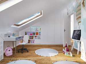 BAJKOWO! - Duży biały pokój dziecka dla dziecka dla chłopca dla dziewczynki, styl nowoczesny - zdjęcie od Idea by Mag.