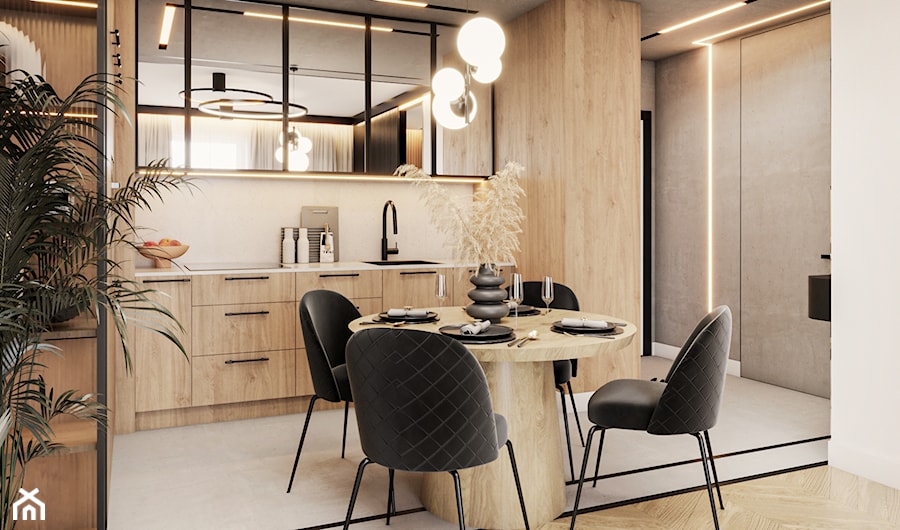 Projekt nowoczesnego mieszkania Sylwii Madeńskiej - zdjęcie od Idea by Mag.