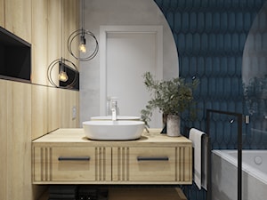 Przytulne, przestronne i jasne mieszkanie - Łazienka, styl nowoczesny - zdjęcie od Idea by Mag.