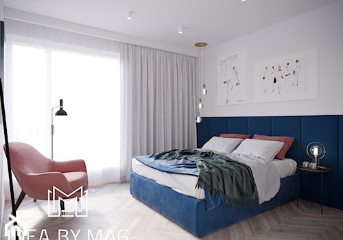 Kobiece wnętrze - Średnia biała sypialnia, styl tradycyjny - zdjęcie od Idea by Mag.