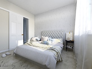Kobiece wnętrze. - Średnia szara sypialnia, styl tradycyjny - zdjęcie od Idea by Mag.