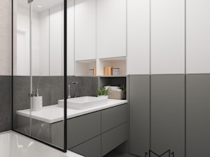 Loft w przytulnej odsłonie - Średnia bez okna łazienka, styl industrialny - zdjęcie od Idea by Mag.