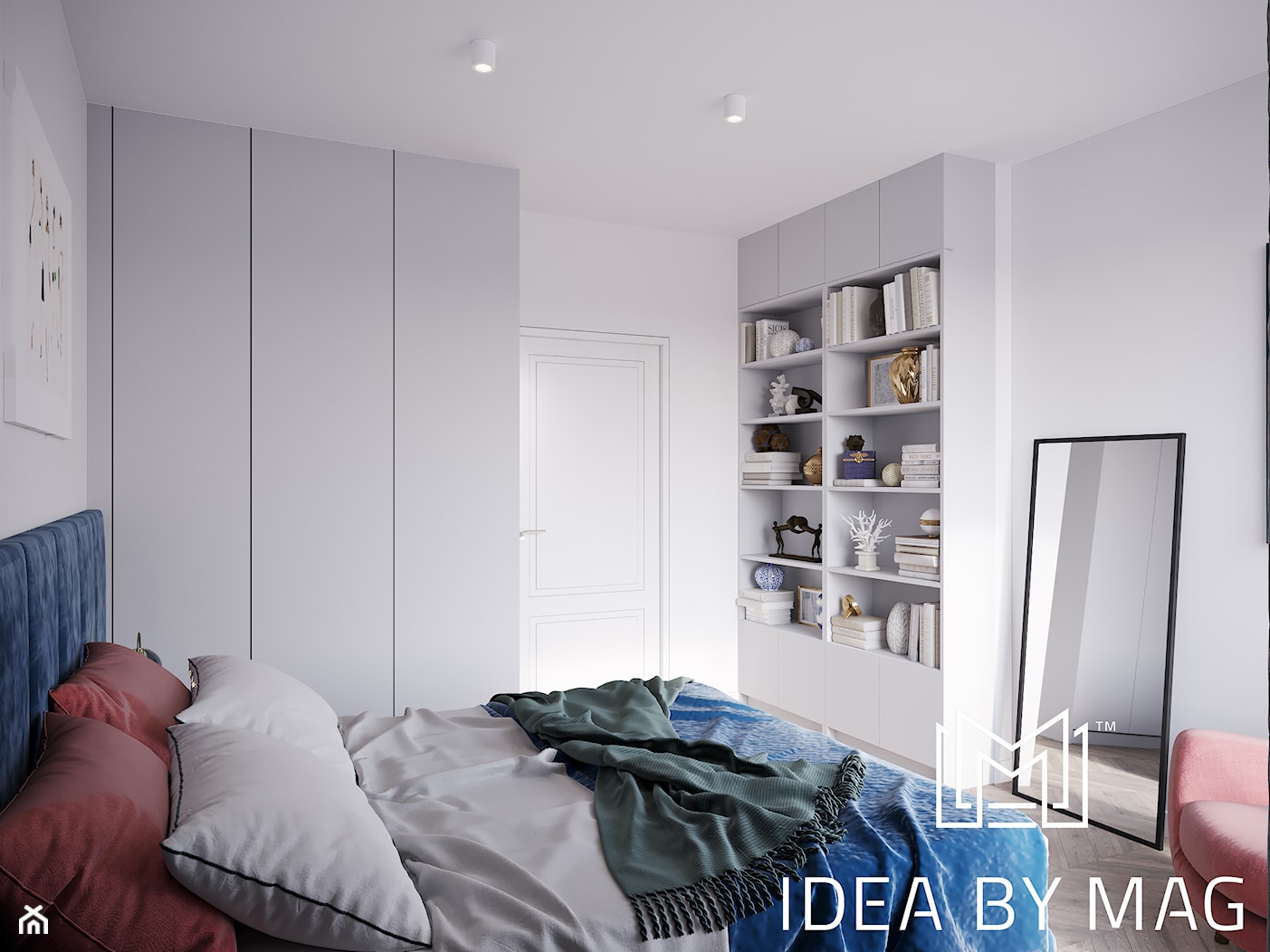 Kobiece wnętrze - Średnia biała sypialnia, styl tradycyjny - zdjęcie od Idea by Mag. - Homebook