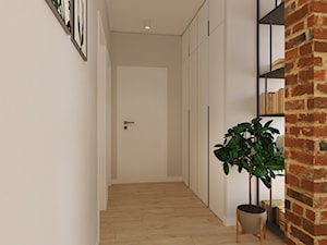 Loft w przytulnej odsłonie - Hol / przedpokój, styl industrialny - zdjęcie od Idea by Mag.
