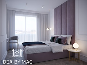 Kobiece wnętrze - Średnia biała sypialnia, styl tradycyjny - zdjęcie od Idea by Mag.