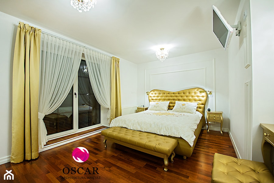 Romantyczna sypialnia - zdjęcie od Oscar-Dekoracje Małgorzata Zięba