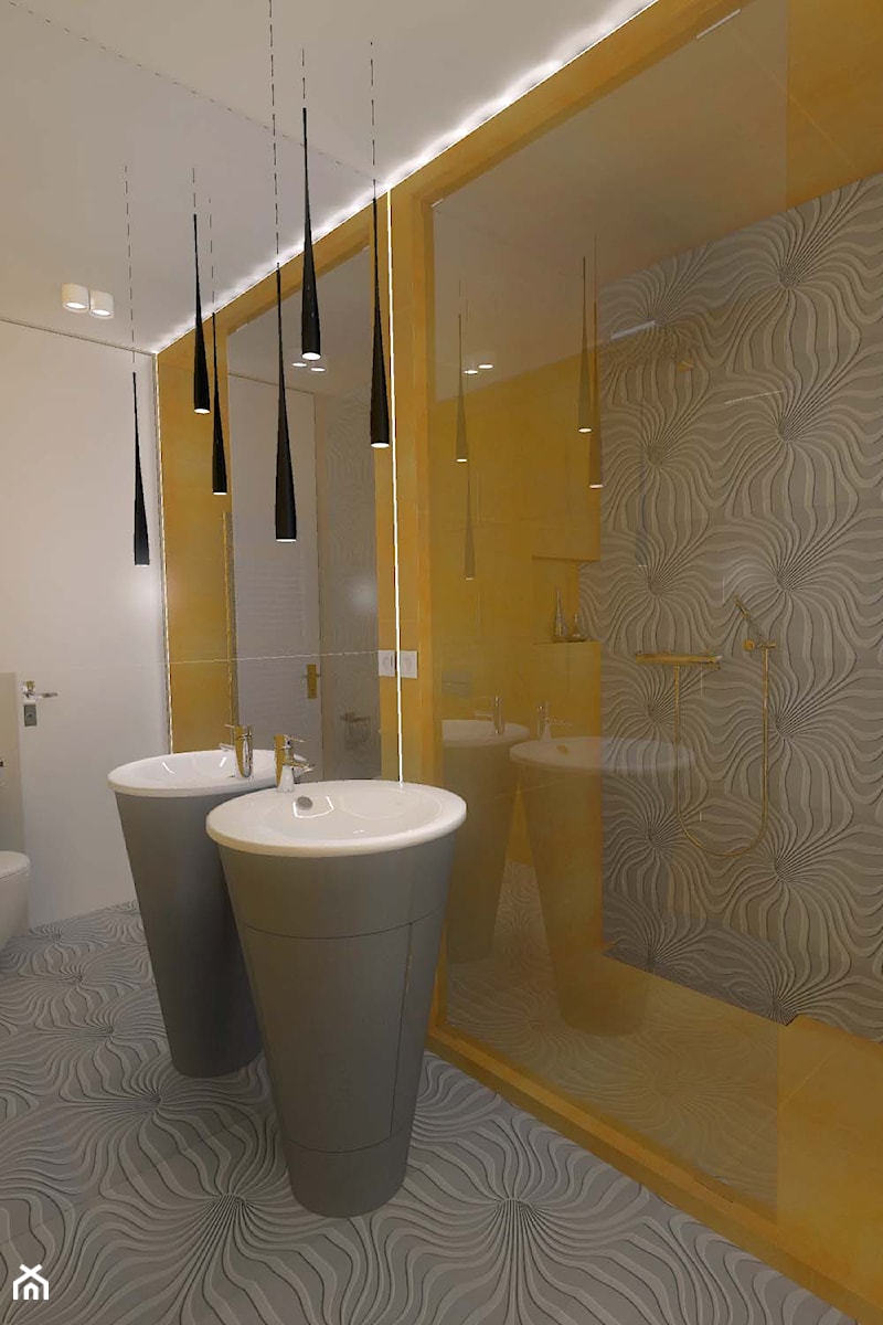 Nieco awangardowy projekt wnętrza łazienki - zdjęcie od Mobiliani Design