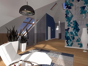Projekt domu w Sępólnie Krajeńskim - Salon, styl nowoczesny - zdjęcie od Mobiliani Design