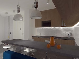 Projekt wnętrza morskiego apartamentu - Kuchnia, styl tradycyjny - zdjęcie od Mobiliani Design