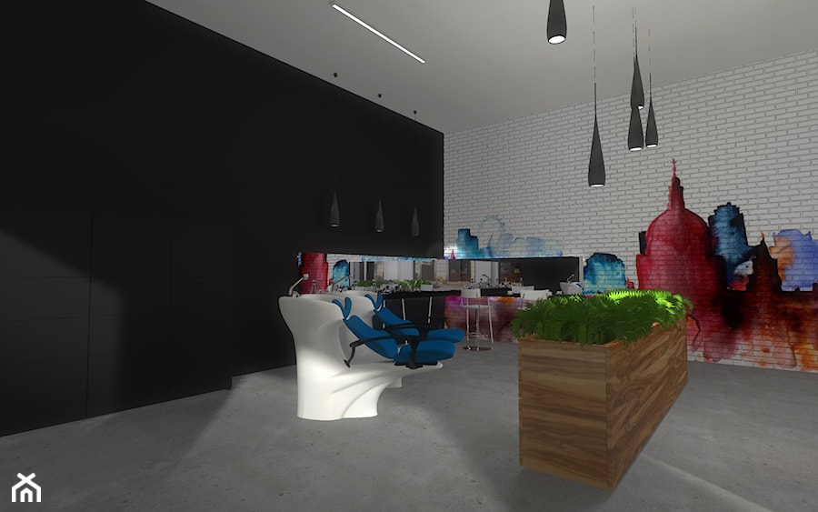 772 Hair Studio w Bydgoszczy - Wnętrza publiczne, styl nowoczesny - zdjęcie od Mobiliani Design