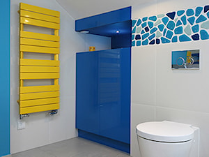 Kolorowa łazienka - Łazienka, styl nowoczesny - zdjęcie od Epoca-Pracownia Projektowa