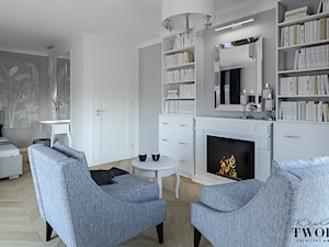 Kolumna mieszkanie - Sypialnia, styl tradycyjny - zdjęcie od Klaudia Tworo Projektowanie Wnętrz