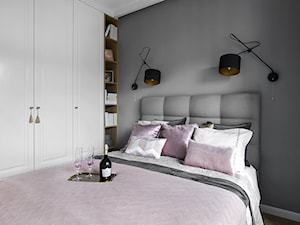 stylizowana sypialnia w sarościach i różach - zdjęcie od Klaudia Tworo Projektowanie Wnętrz