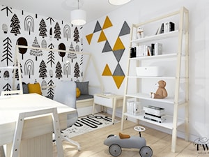 Pokój dziecka z żółtymi idodatkami - zdjęcie od Klaudia Tworo Projektowanie Wnętrz
