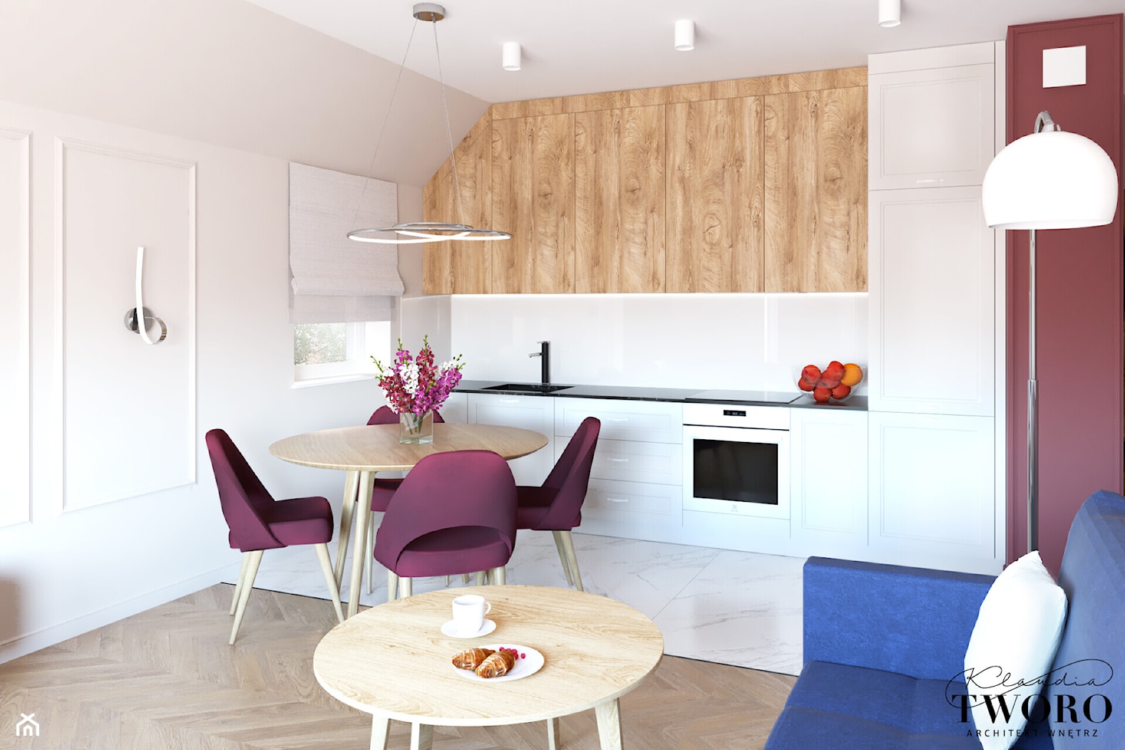 Mieszkanie Rąbieńska - Kuchnia, styl tradycyjny - zdjęcie od Klaudia Tworo Projektowanie Wnętrz - Homebook