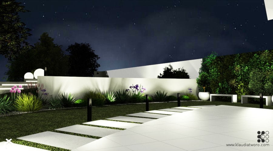 DOM Z ZIELENI - Ogród, styl nowoczesny - zdjęcie od Klaudia Tworo Projektowanie Wnętrz