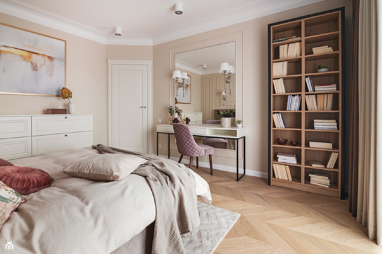 Stylizowana sypialnia - zdjęcie od Klaudia Tworo Projektowanie Wnętrz - Homebook