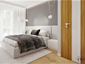 Mieszkanie w Radomiu - Sypialnia, styl nowoczesny - zdjęcie od Klaudia Tworo Projektowanie Wnętrz