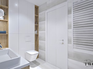 Dom w Jarocinie - Mała łazienka, styl nowoczesny - zdjęcie od Klaudia Tworo Projektowanie Wnętrz