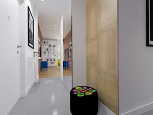 Mieszkanie_1 - Średni biały hol / przedpokój - zdjęcie od Klaudia Tworo Projektowanie Wnętrz