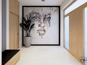 Dom w Rudzie Bugaj - Hol / przedpokój, styl nowoczesny - zdjęcie od Klaudia Tworo Projektowanie Wnętrz