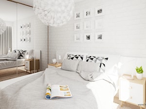 Sypialnia rodziców - Sypialnia, styl nowoczesny - zdjęcie od Klaudia Tworo Projektowanie Wnętrz