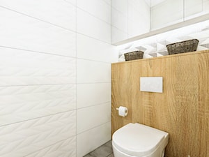 Dom Domiechowice - Mała z punktowym oświetleniem łazienka - zdjęcie od Klaudia Tworo Projektowanie Wnętrz