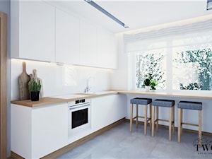 Łódź Górna - Projekt Wnętrza Domu - Kuchnia, styl nowoczesny - zdjęcie od Klaudia Tworo Projektowanie Wnętrz