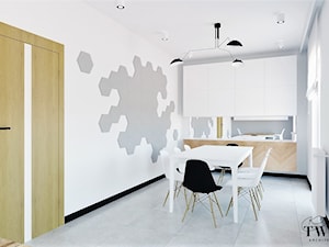 Projekt Biura - Biuro, styl nowoczesny - zdjęcie od Klaudia Tworo Projektowanie Wnętrz