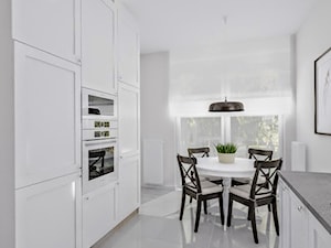 Salon z kuchnią w stylu skandynawskim - Kuchnia - zdjęcie od Klaudia Tworo Projektowanie Wnętrz
