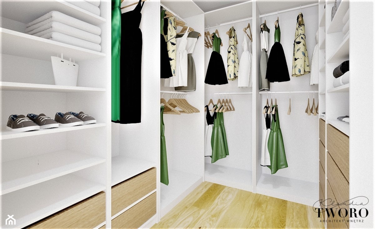 Garderoba IKEA - zdjęcie od Klaudia Tworo Projektowanie Wnętrz - Homebook
