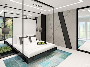 DOM ZERO - Sypialnia, styl nowoczesny - zdjęcie od Klaudia Tworo Projektowanie Wnętrz