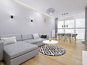 Mieszkanie w Łodzi_2 - Salon - zdjęcie od Klaudia Tworo Projektowanie Wnętrz