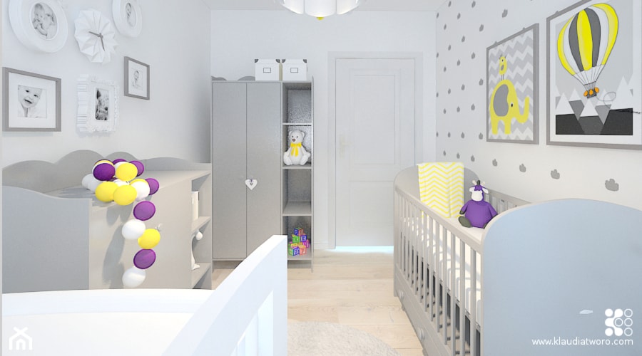 Pokój malucha - Pokój dziecka, styl nowoczesny - zdjęcie od Klaudia Tworo Projektowanie Wnętrz