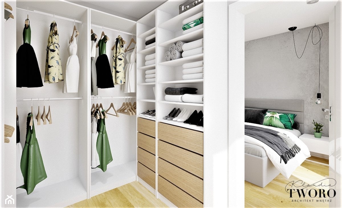 Garderoba IKEA - zdjęcie od Klaudia Tworo Projektowanie Wnętrz - Homebook