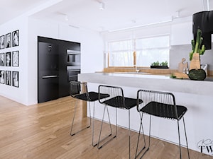 Dom Dęby Wolskie - Kuchnia, styl nowoczesny - zdjęcie od Klaudia Tworo Projektowanie Wnętrz