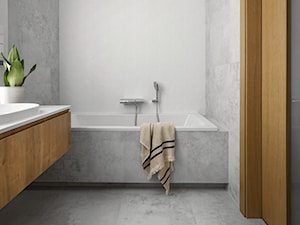 Radomsko - Średnia łazienka - zdjęcie od Klaudia Tworo Projektowanie Wnętrz