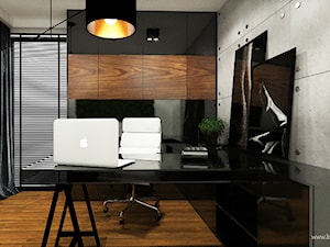 DOM Z ZIELENI - Biuro, styl nowoczesny - zdjęcie od Klaudia Tworo Projektowanie Wnętrz