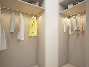 Żoliborz Artystyczny 88,5 - Mała zamknięta garderoba, styl nowoczesny - zdjęcie od Klaudia Tworo Projektowanie Wnętrz