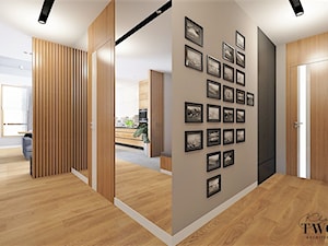Mieszkanie na Wilanowie - Hol / przedpokój, styl nowoczesny - zdjęcie od Klaudia Tworo Projektowanie Wnętrz