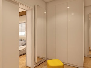Dom w Łodzi - Średnia zamknięta garderoba przy sypialni, styl nowoczesny - zdjęcie od Klaudia Tworo Projektowanie Wnętrz