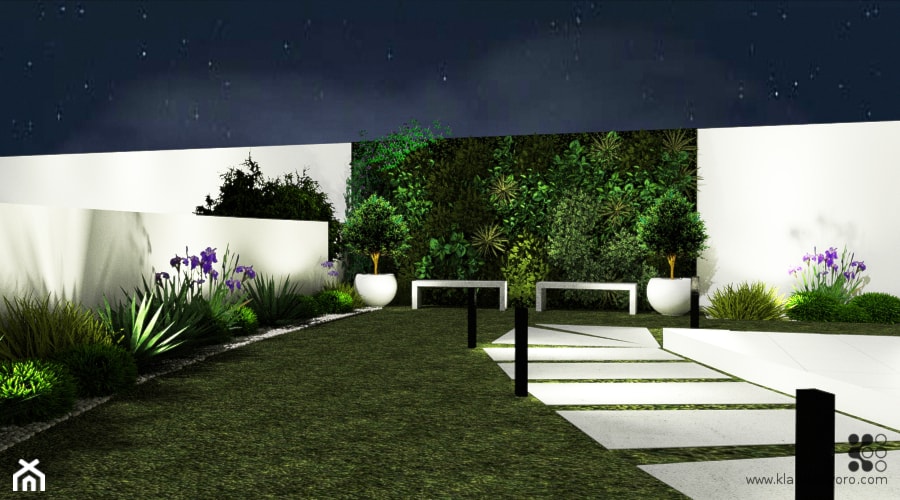 DOM Z ZIELENI - Ogród, styl nowoczesny - zdjęcie od Klaudia Tworo Projektowanie Wnętrz