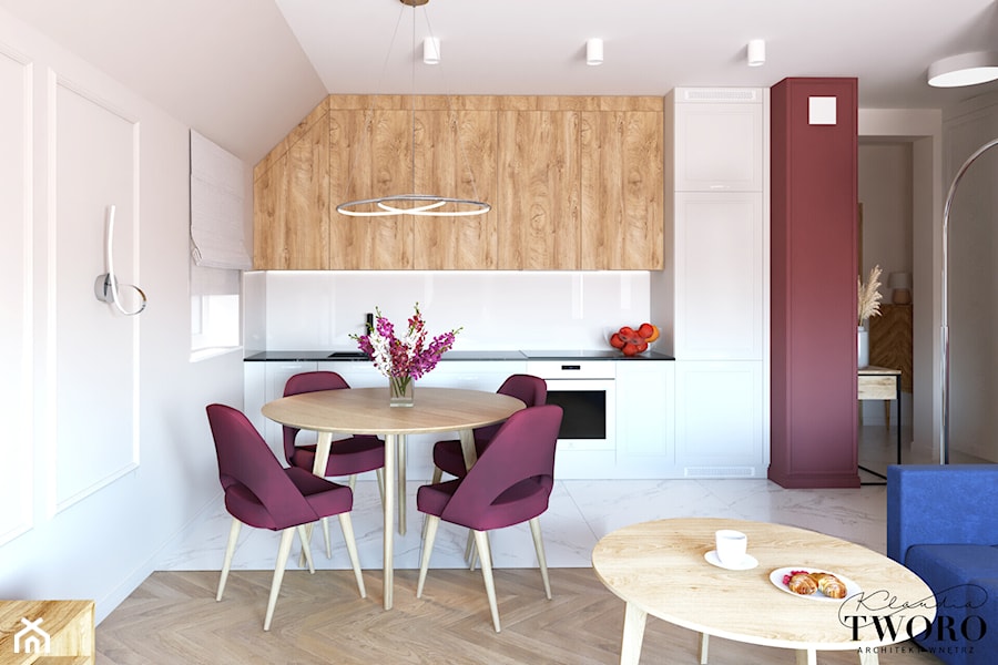 Mieszkanie Rąbieńska - Kuchnia, styl tradycyjny - zdjęcie od Klaudia Tworo Projektowanie Wnętrz