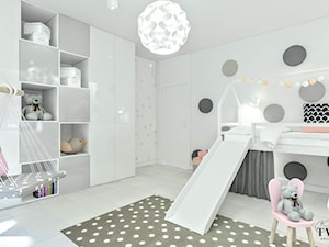Dom w Sopocie - Duży szary pokój dziecka dla dziecka dla dziewczynki - zdjęcie od Klaudia Tworo Projektowanie Wnętrz